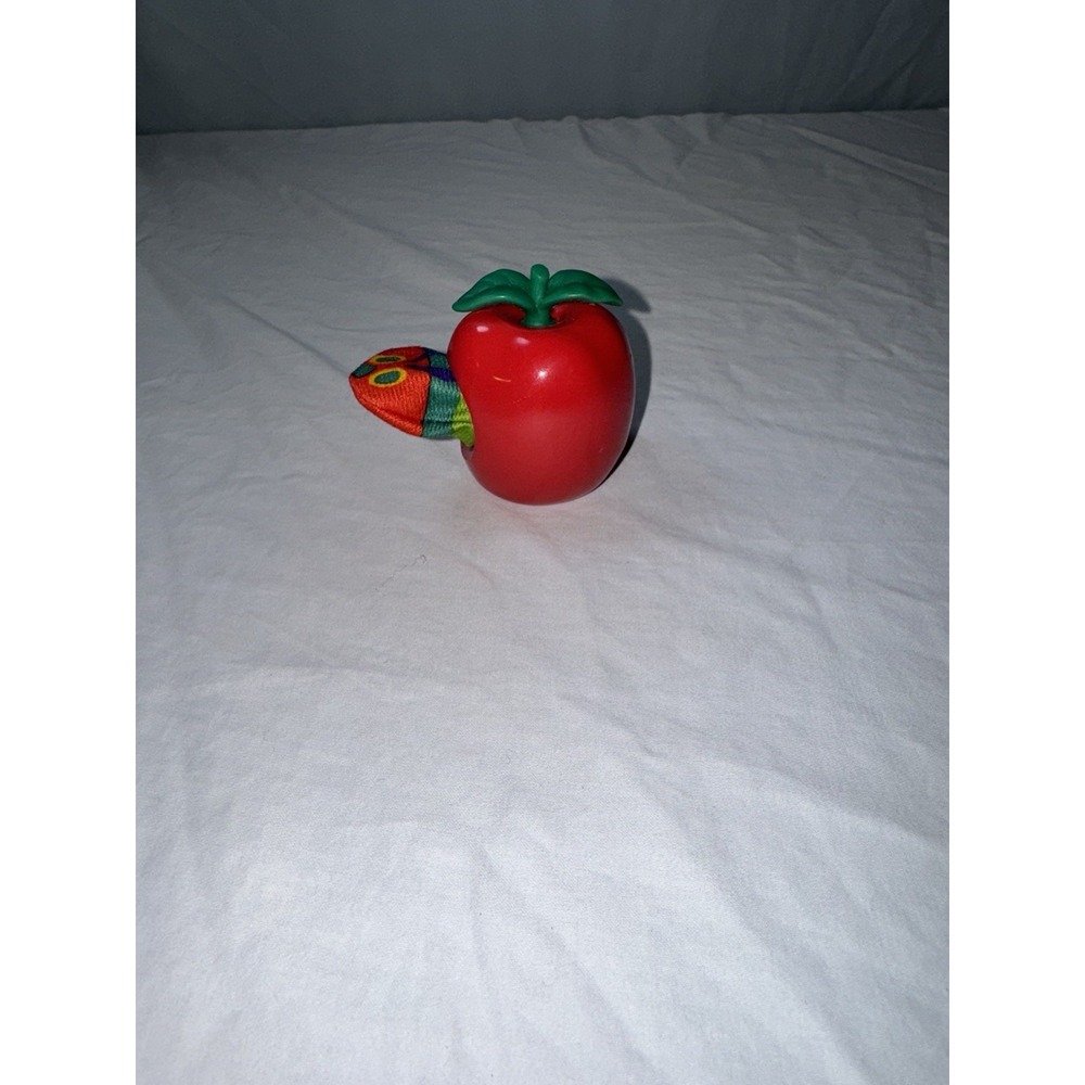 Eric Carle Apple Worm Finger Puppet 1987 McDonalds Happy Meal Toy